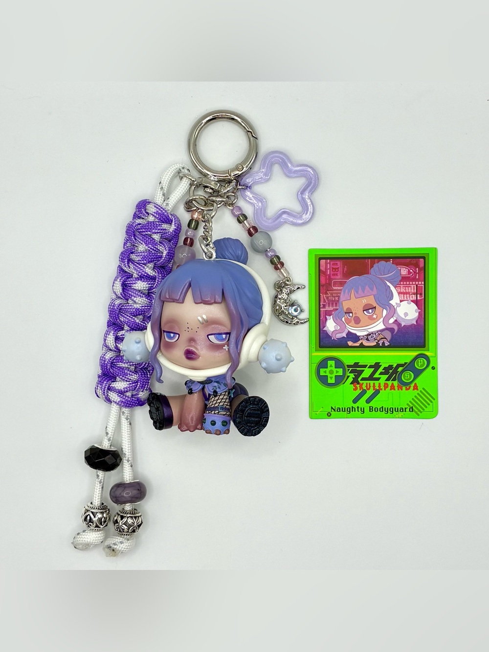 Skullpanda x City of Night Series Bag Charm - Naughty Bodyguard